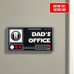 Customizable Star Wars Themed Name Plate