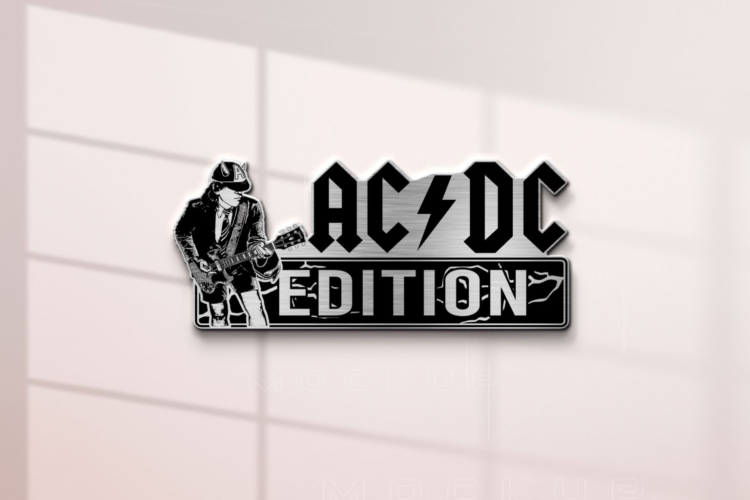 AC/DC Edition Laser Engraved Car Name Emblem – BohoPride