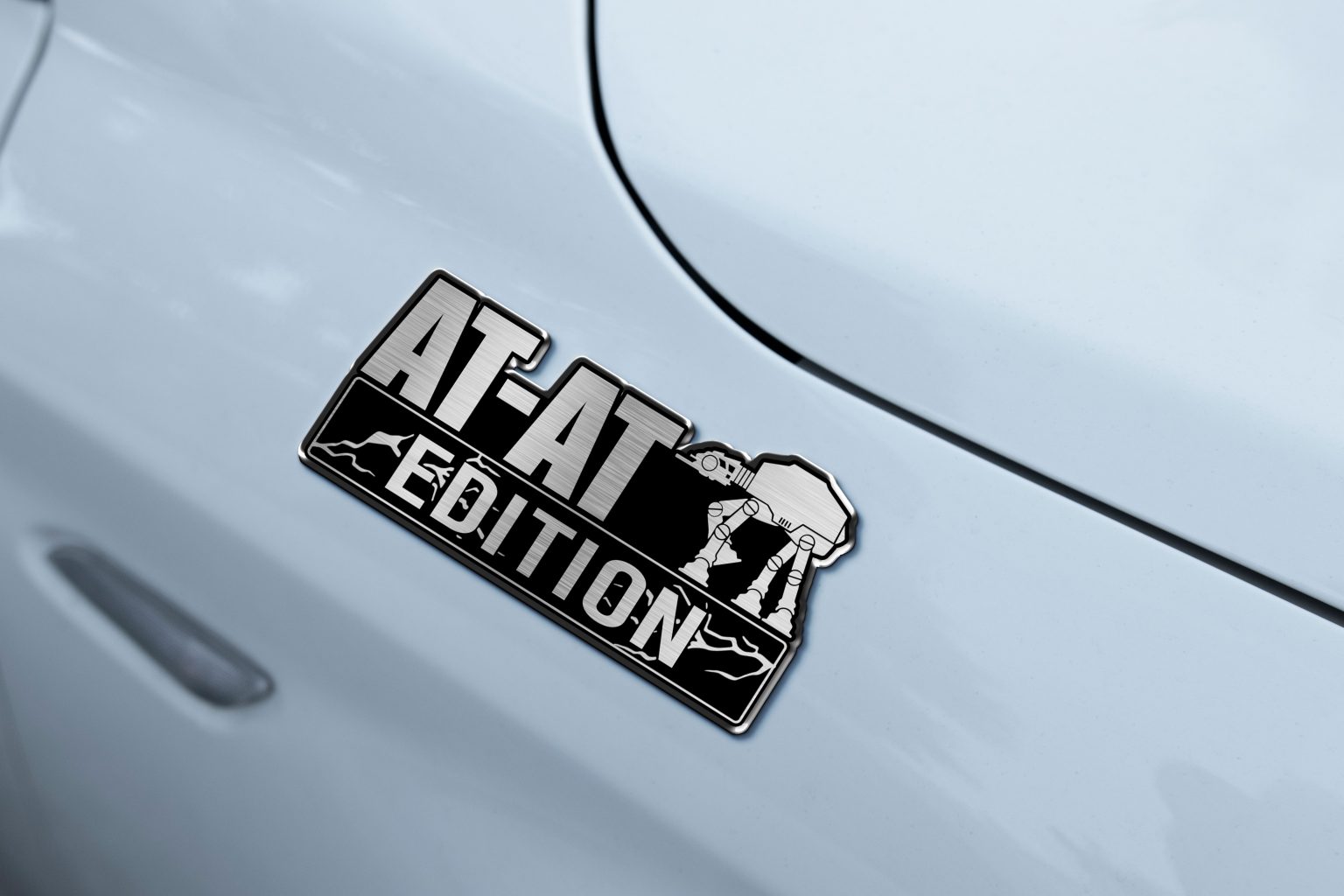 AT-AT Edition Laser-Engraved Car Badge – BohoPride