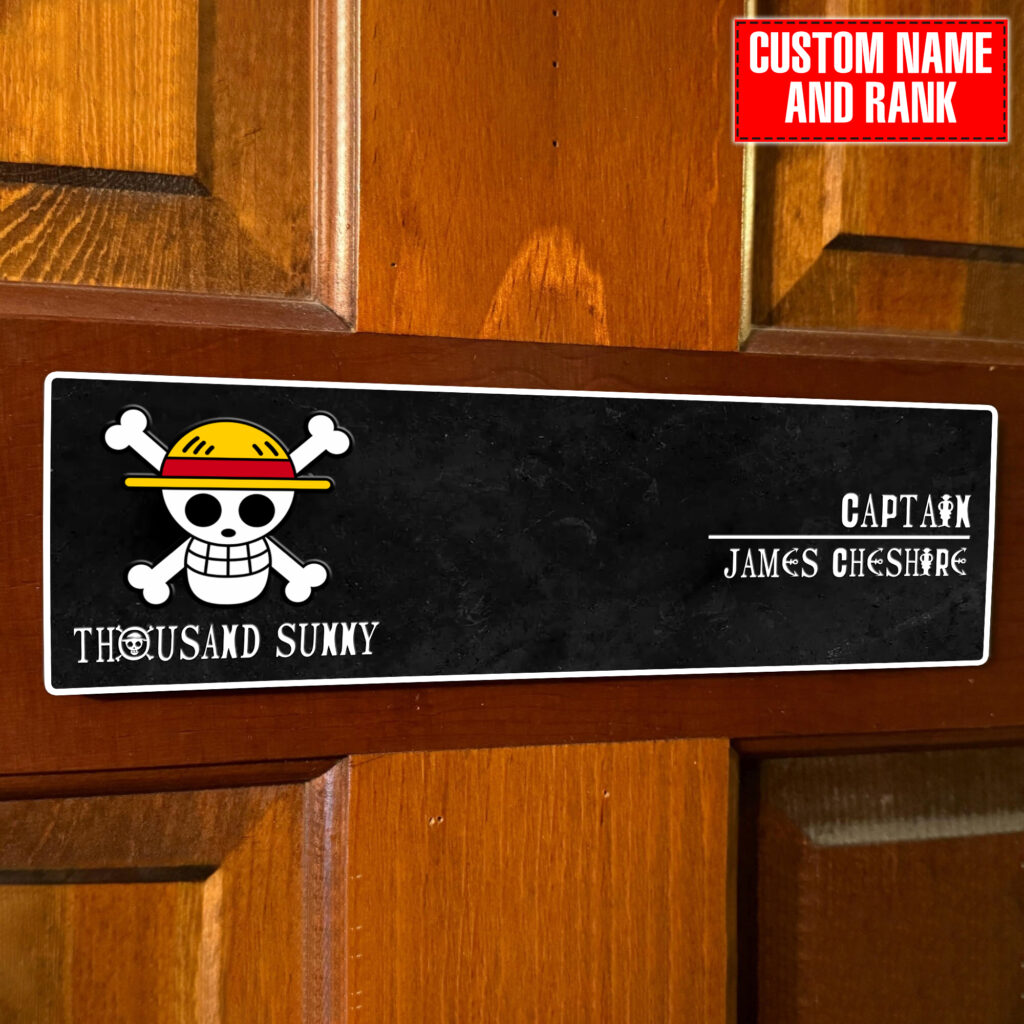 One Piece – Pirate Crew Door Signs – BohoPride