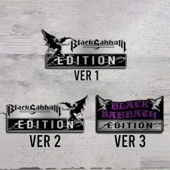 Black Sabbath Edition Laser Engraved Car Name Emblem
