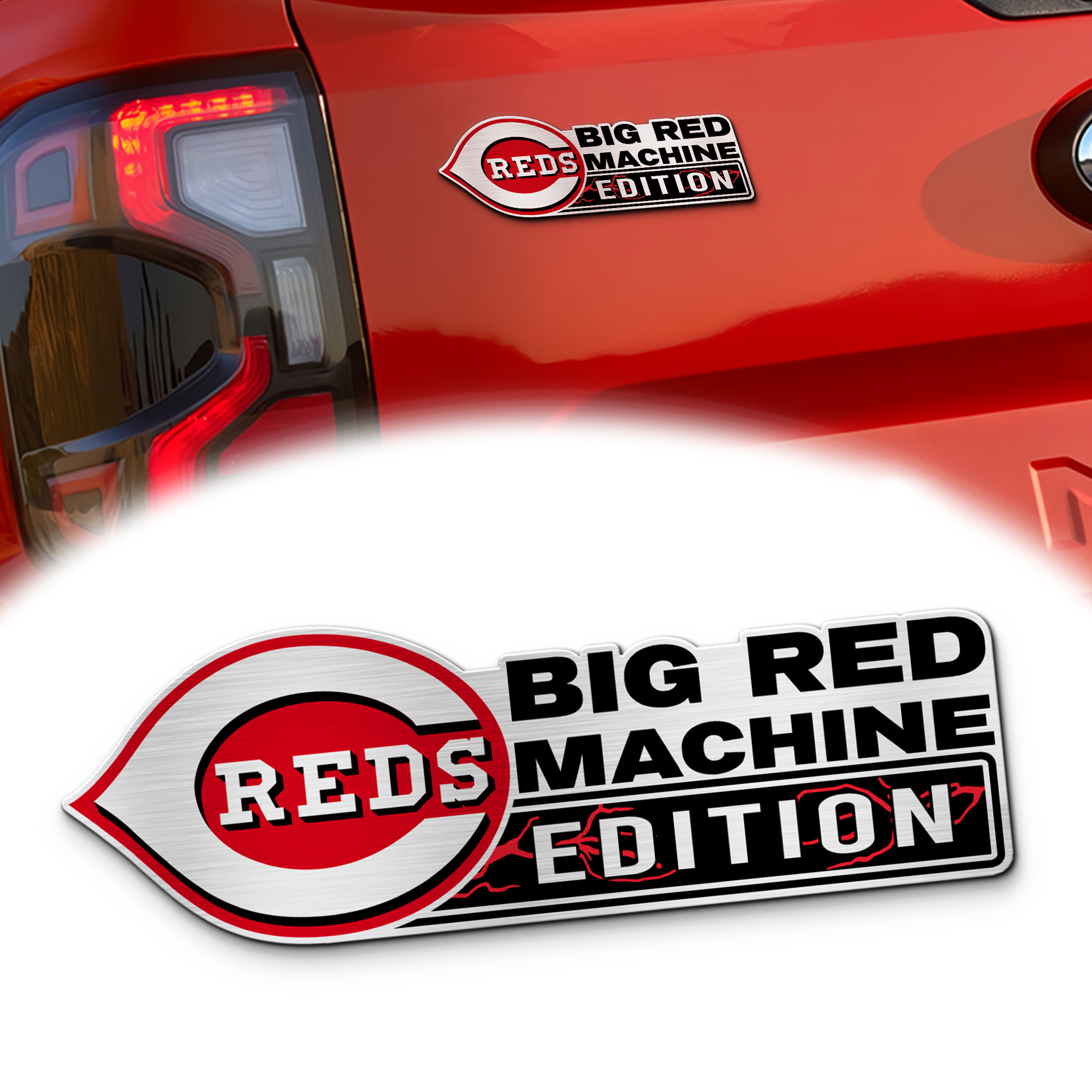 Cincinnati Reds Car Name Emblem Badge mockup ads 2 Red (1)