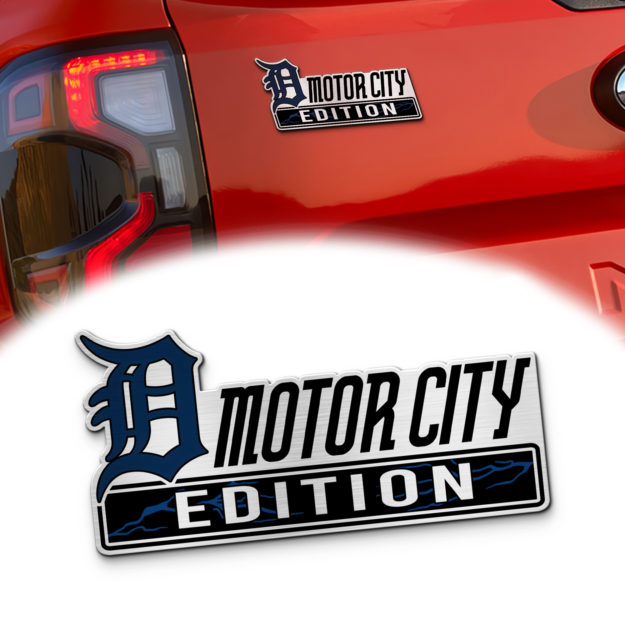Detroit Tigers Car Name Emblem Badge mockup ads 2 Red (1)