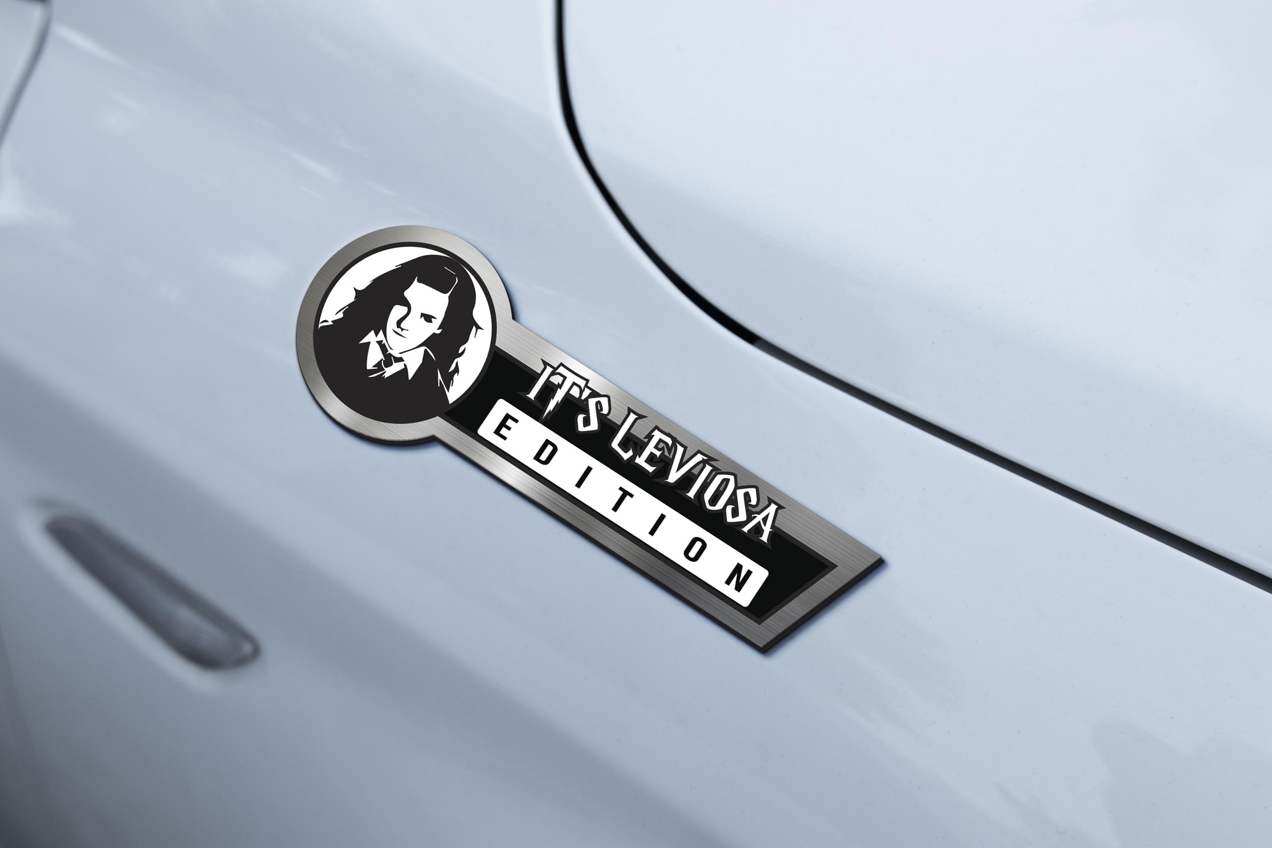 Hermione Granger Car Name Emblem Badge mockup 3