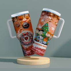 Chicago Bears x Snoopy Christmas Stanley Tumbler 2025 – Limited Holiday Edition