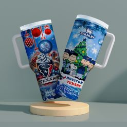 Houston Texans x Snoopy Christmas Stanley Tumbler 2025 – Limited Holiday Edition