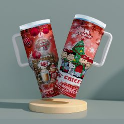Kansas City Chiefs x Snoopy Christmas Stanley Tumbler 2025 – Limited Holiday Edition