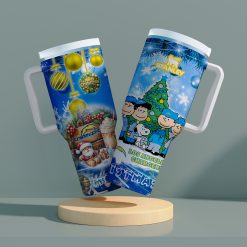 Los Angeles Chargers x Snoopy Christmas Stanley Tumbler 2025 – Limited Holiday Edition