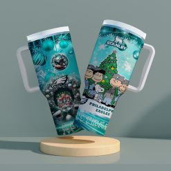 Philadelphia Eagles x Snoopy Christmas Stanley Tumbler 2025 – Limited Holiday Edition