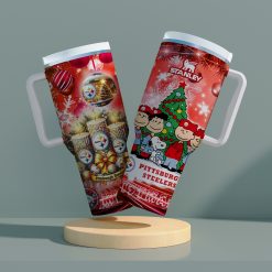 Pittsburgh Steelers x Snoopy Christmas Stanley Tumbler 2025 – Limited Holiday Edition