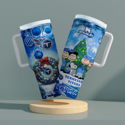 Tennessee Titans x Snoopy Christmas Stanley Tumbler 2025 – Limited Holiday Edition
