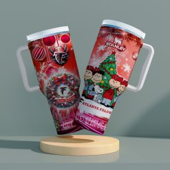Atlanta Falcons x Snoopy Christmas Stanley Tumbler 2025 – Limited Holiday Edition