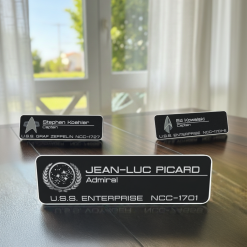 Star Trek Personalized Name Plaque