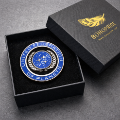 United Federation of Planets Button Pin