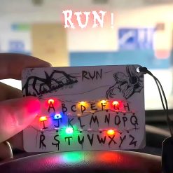 Stranger Things Inspired LED Alphabet Letter – Bag & Car Charm