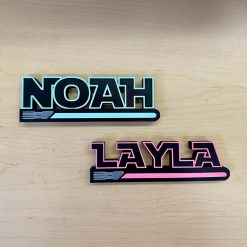 Personalized Star Wars 3D Name Sign