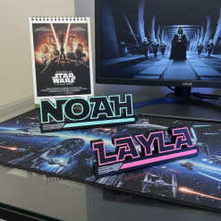 Personalized Star Wars 3D Name Sign