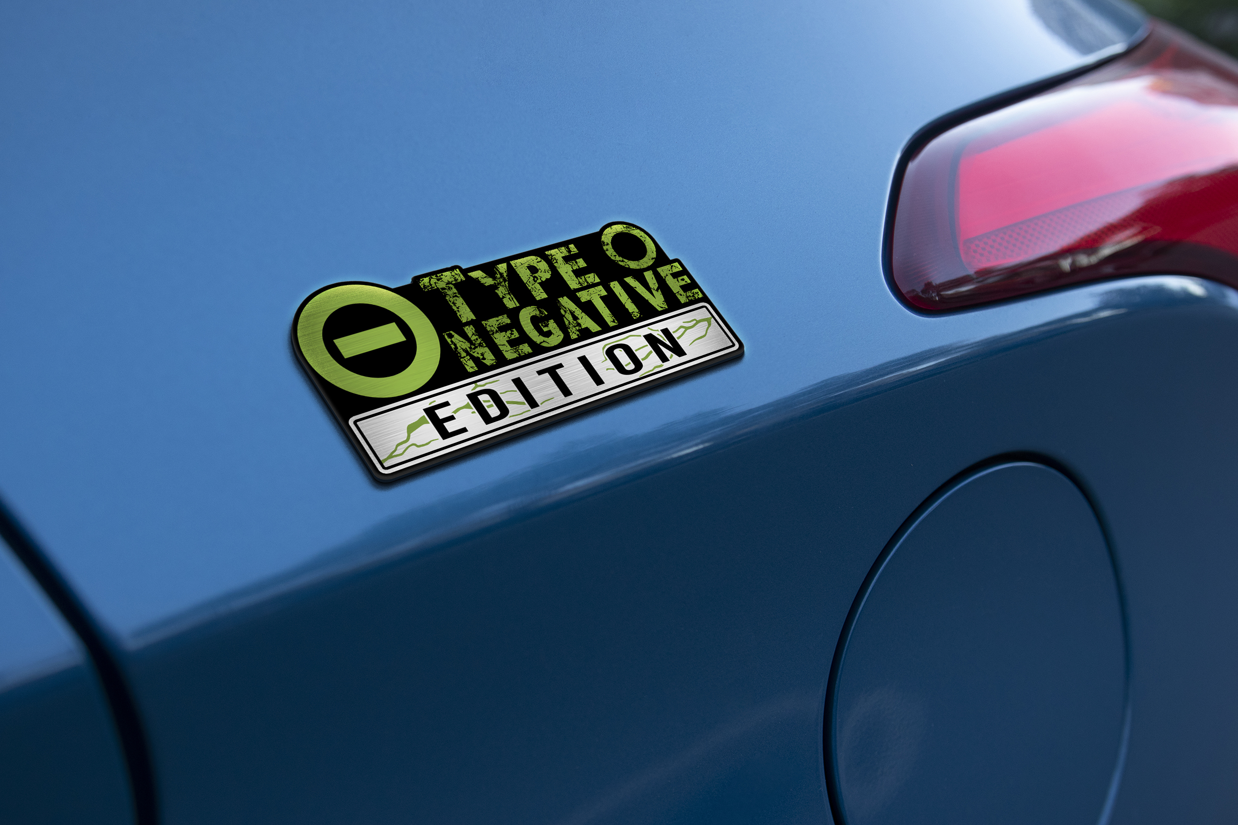 Car Name Emblem Badge mockup 1