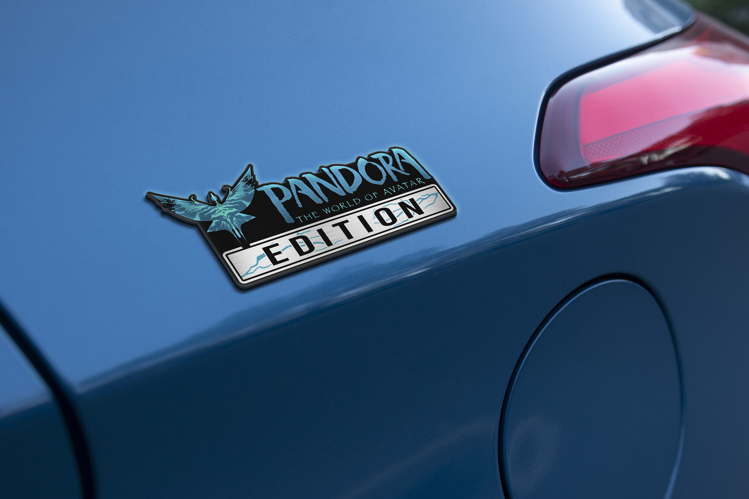 Car Name Emblem Badge mockup 1