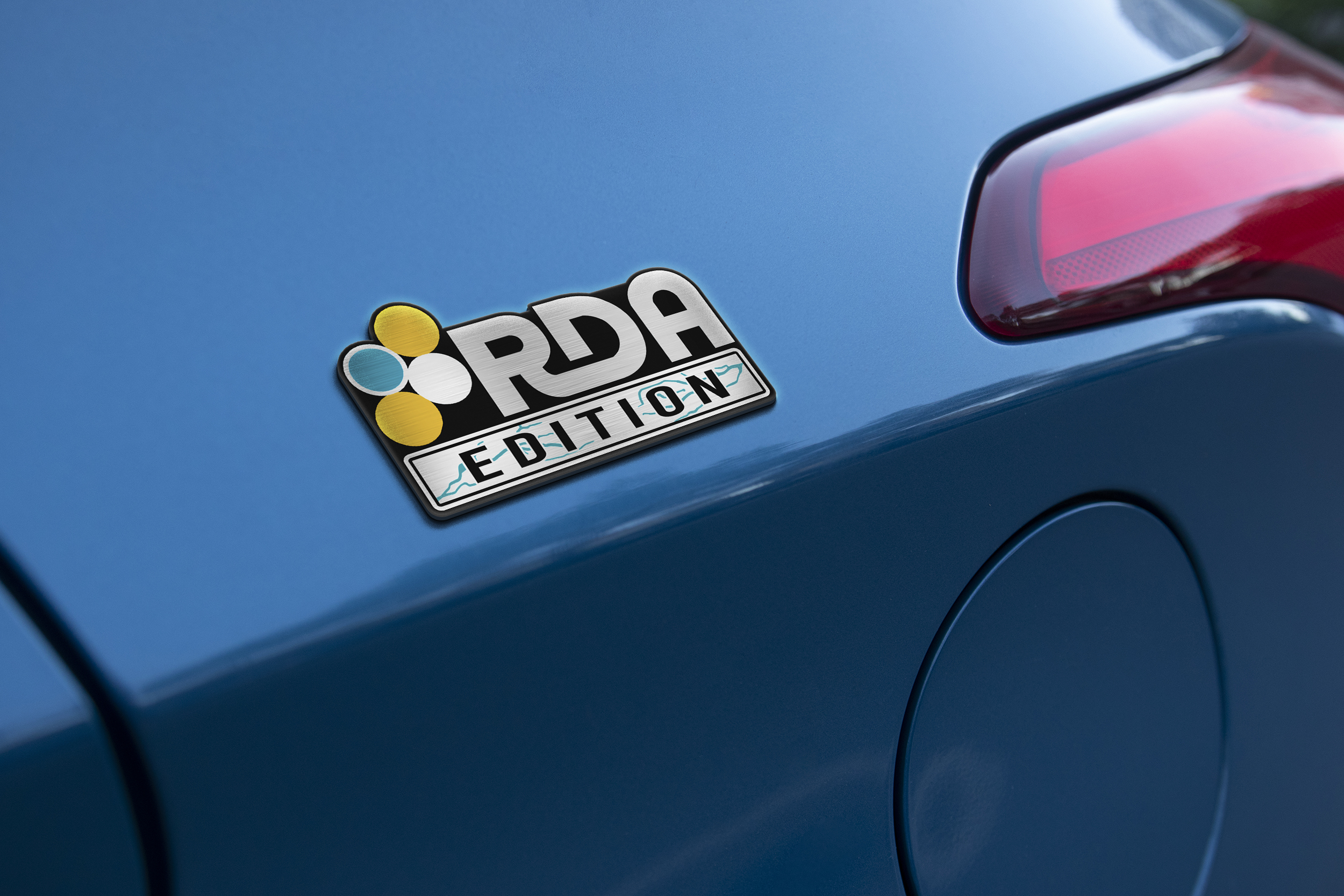 Car Name Emblem Badge mockup 1