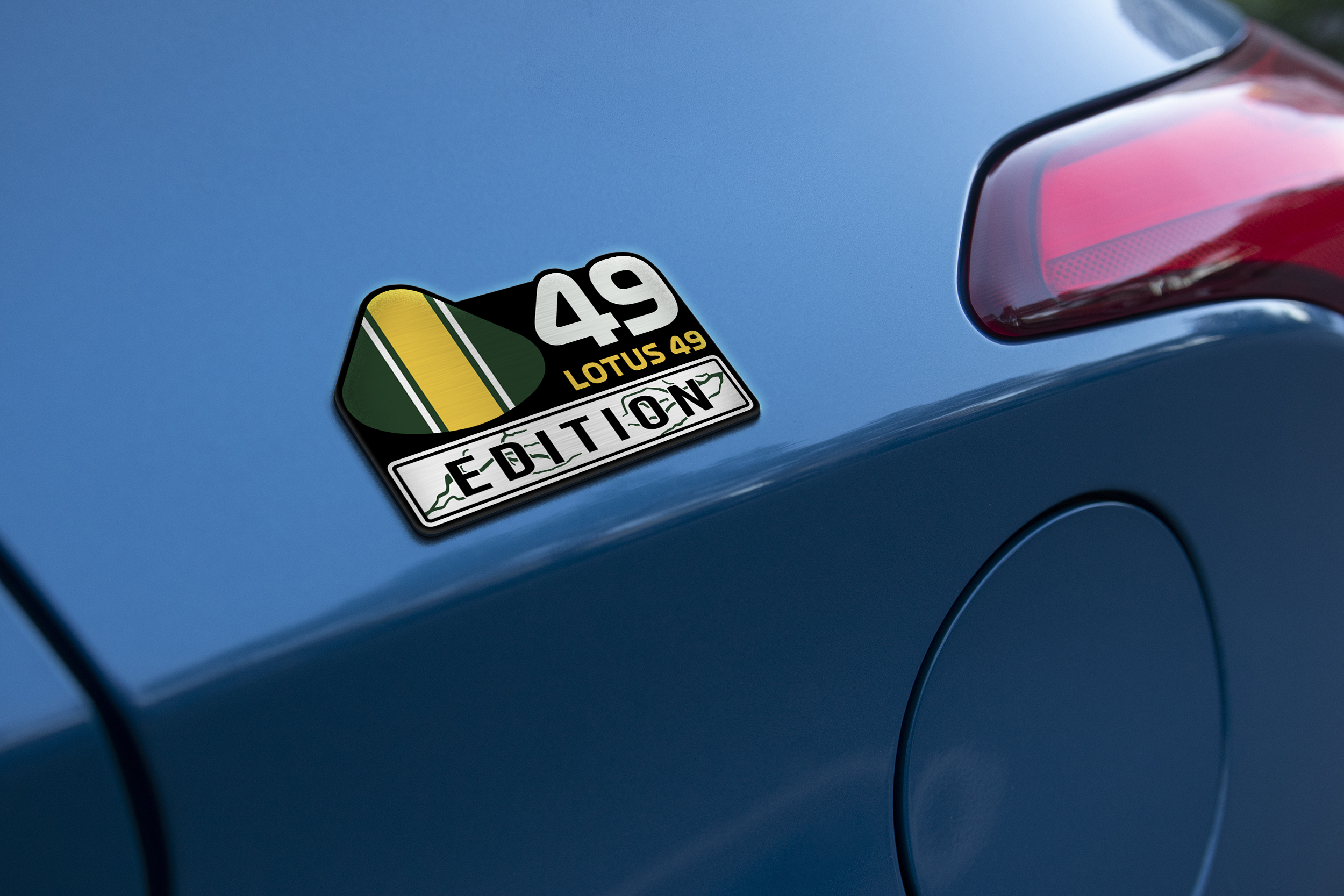 Car Name Emblem Badge mockup 1