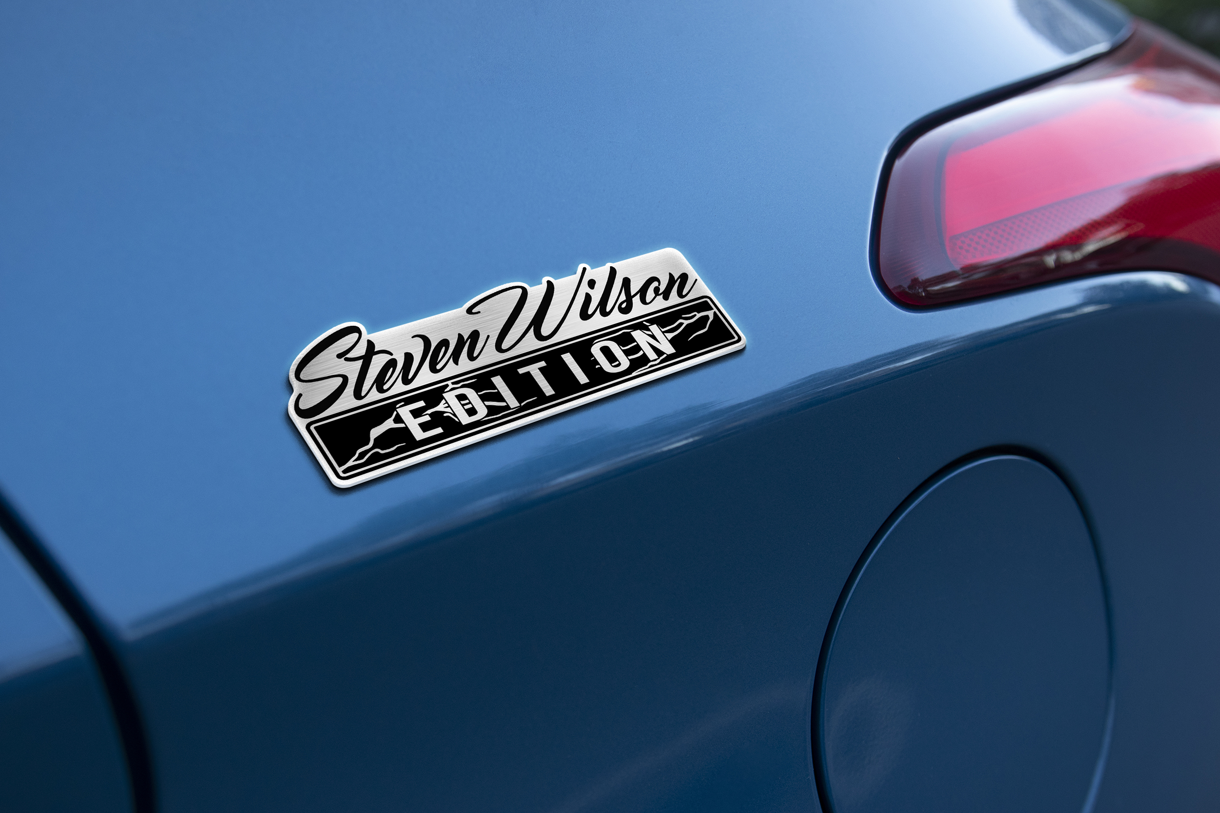 Car Name Emblem Badge mockup 1