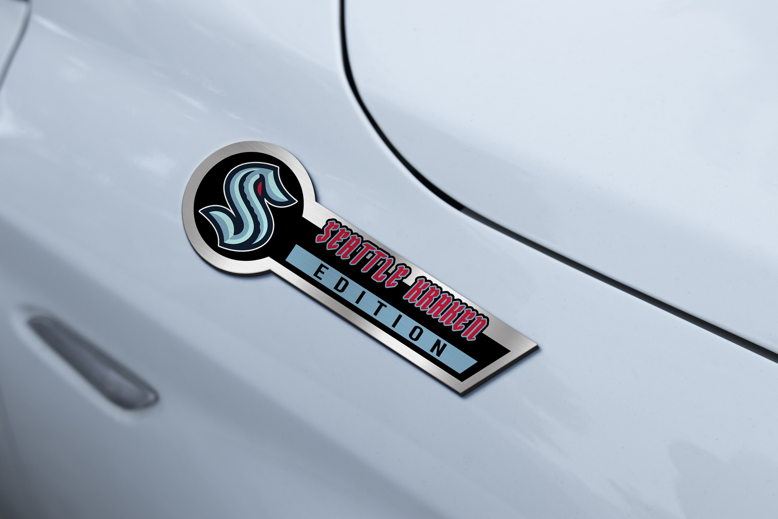 Car Name Emblem Badge mockup 2