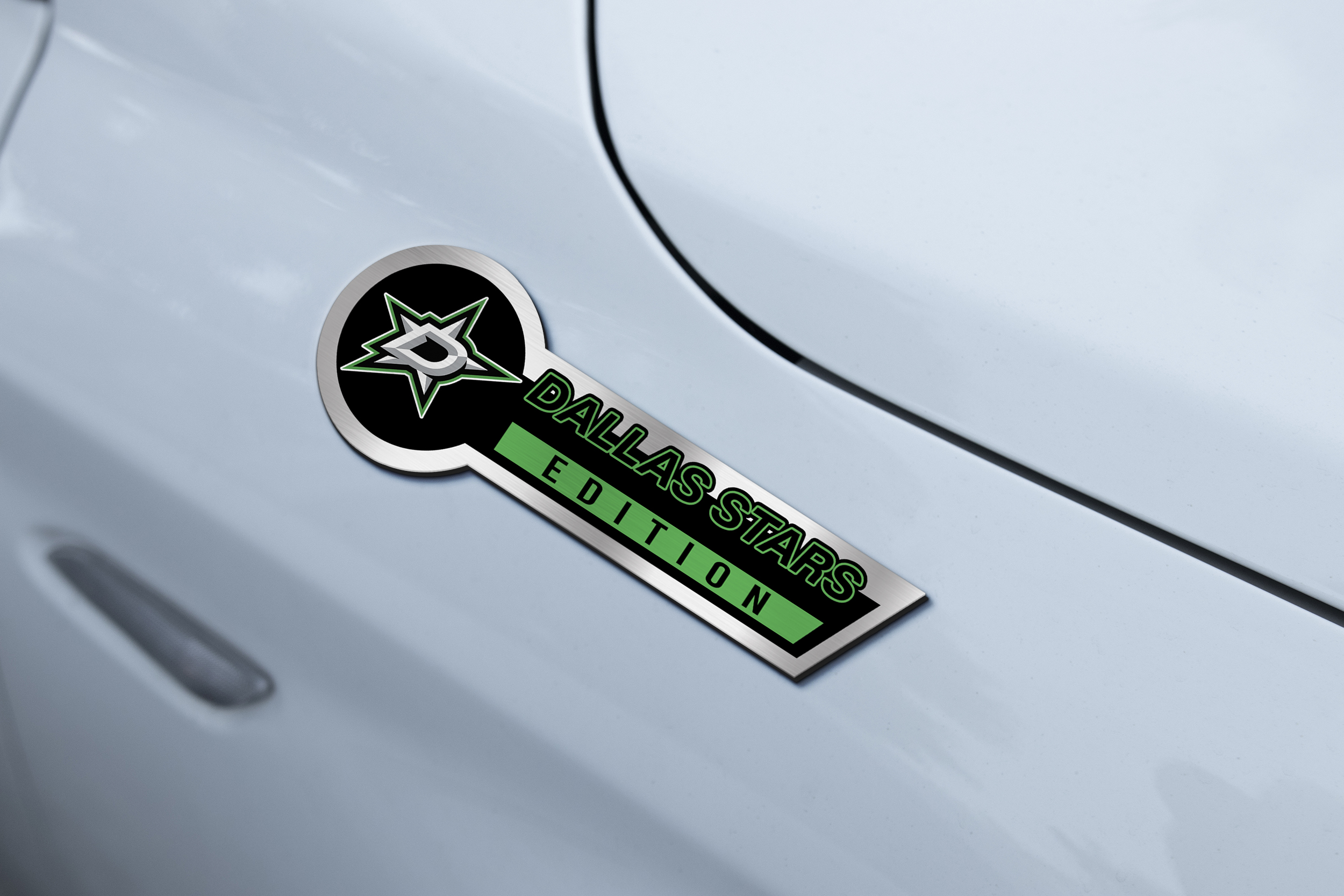 Car Name Emblem Badge mockup 2