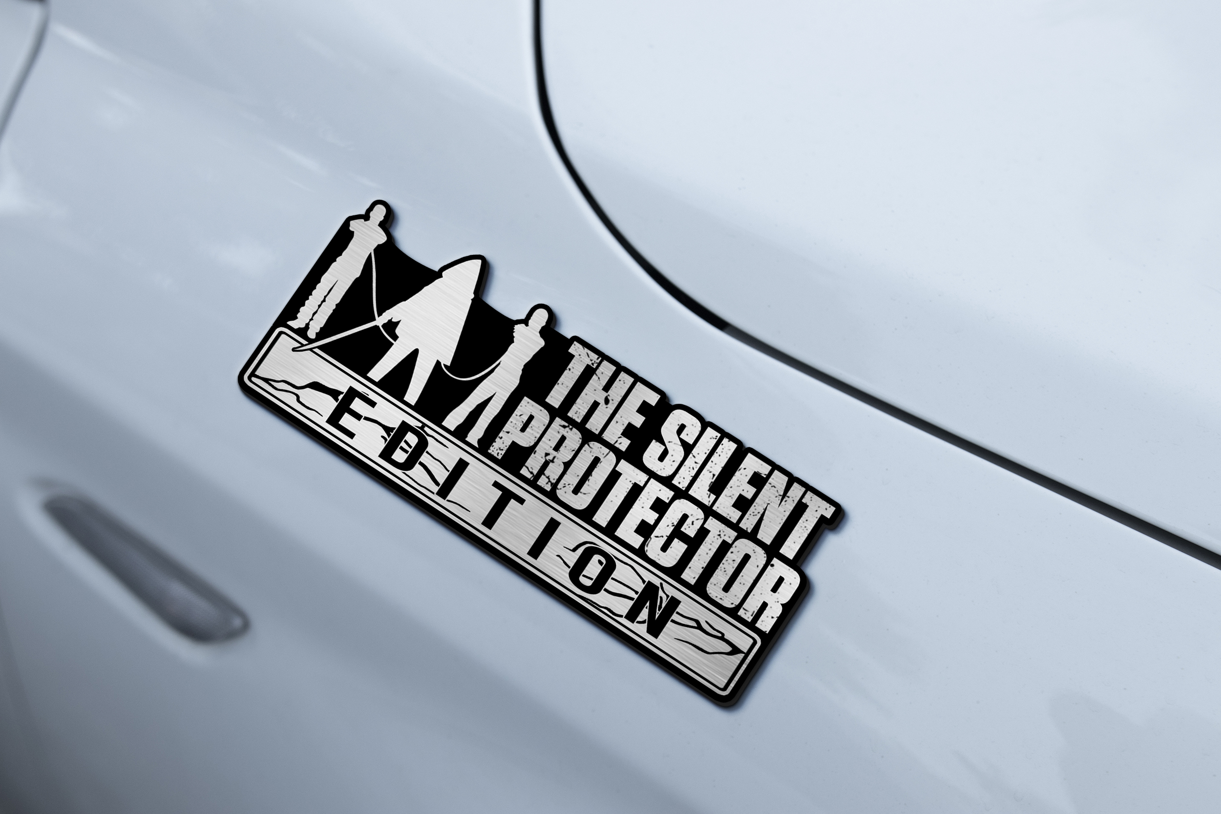 Car Name Emblem Badge mockup 2