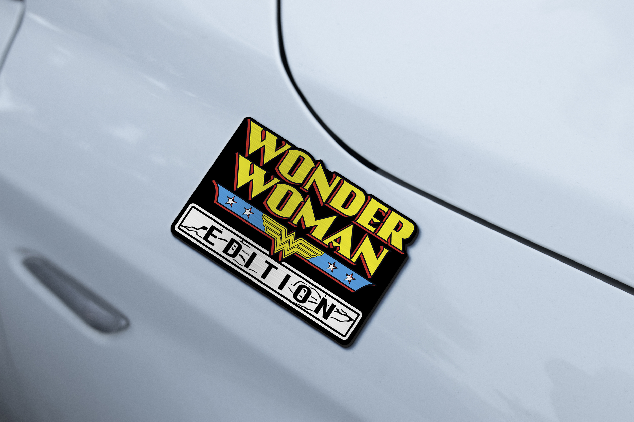 Car Name Emblem Badge mockup 2