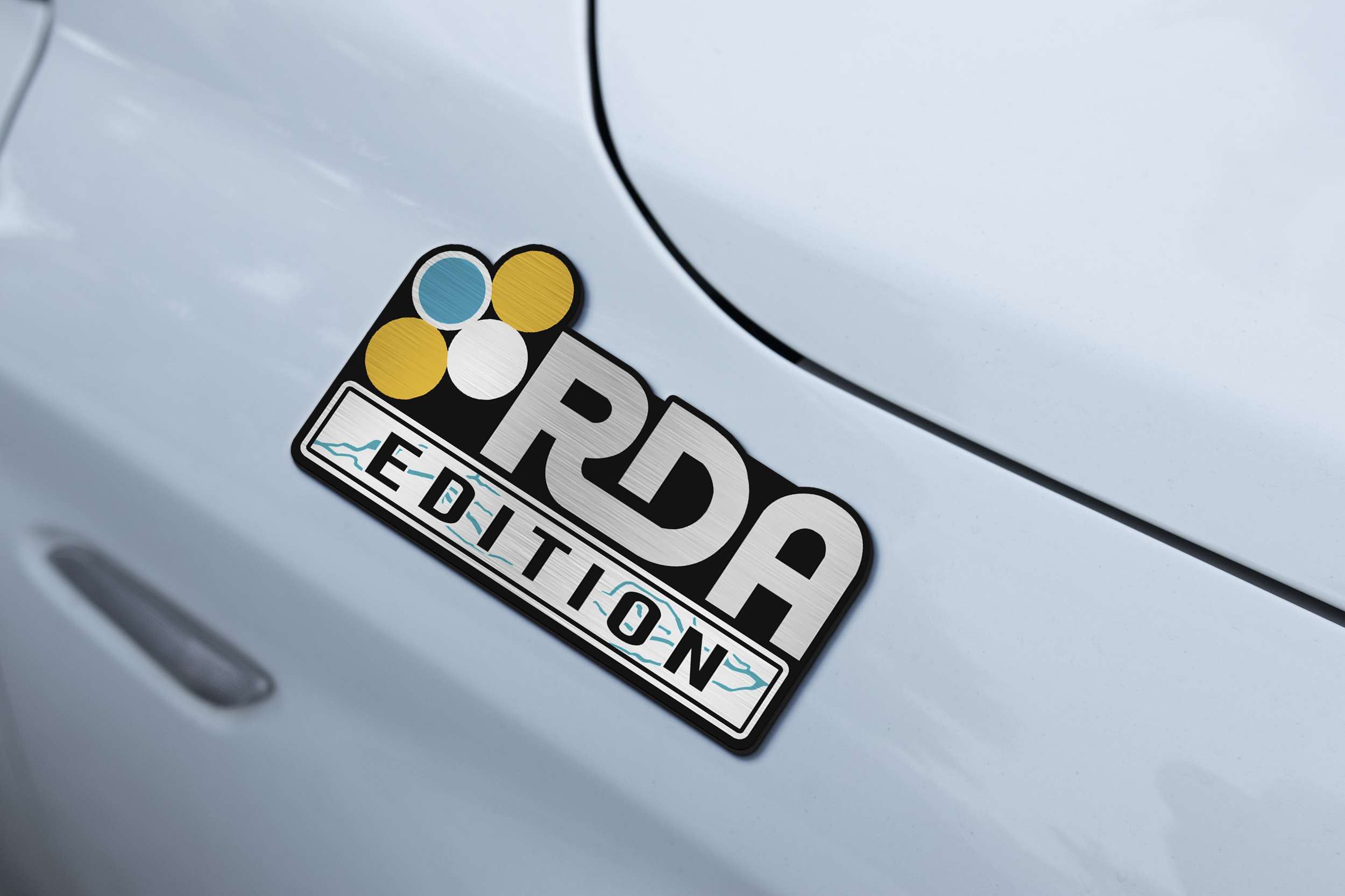 Car Name Emblem Badge mockup 2