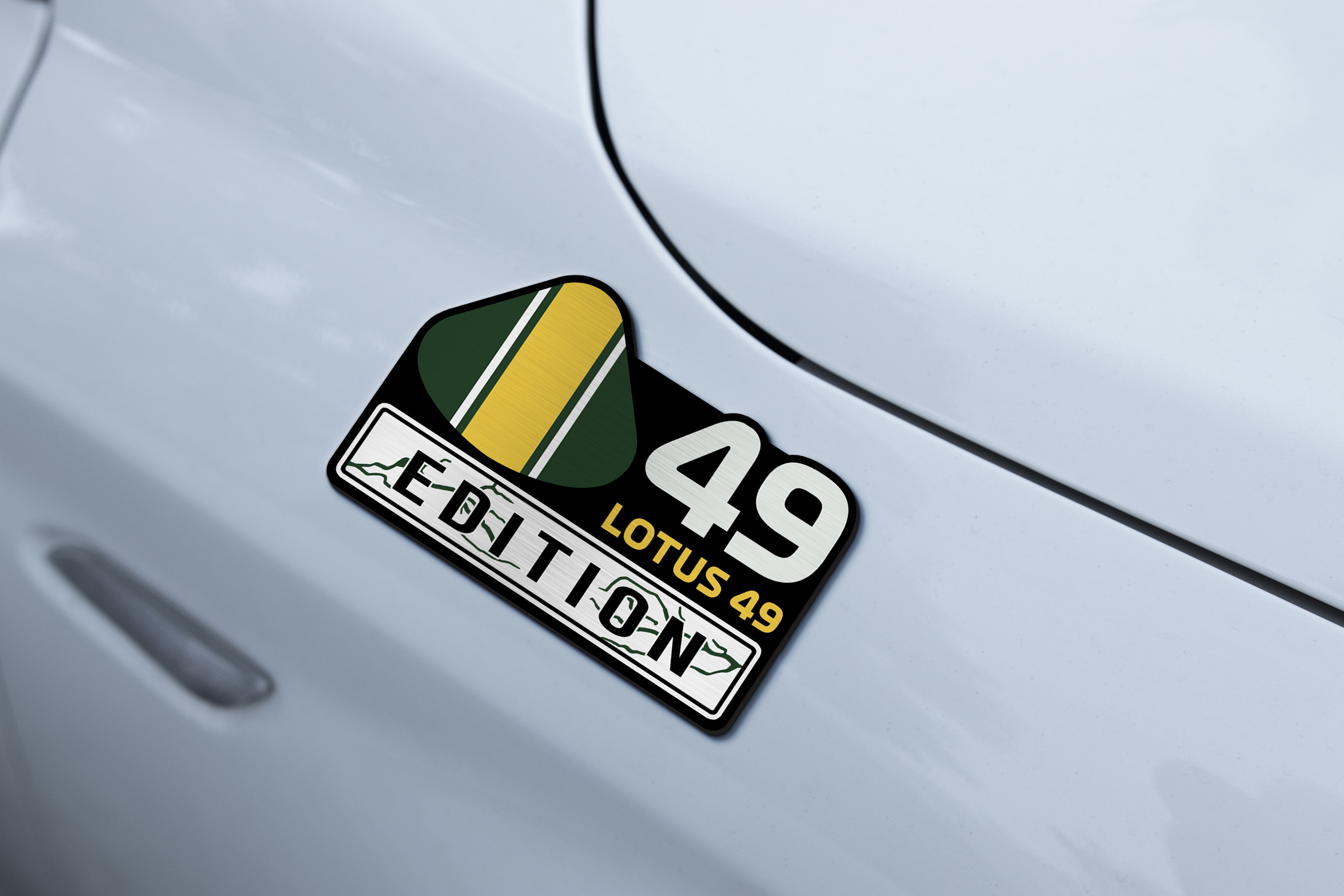 Car Name Emblem Badge mockup 2