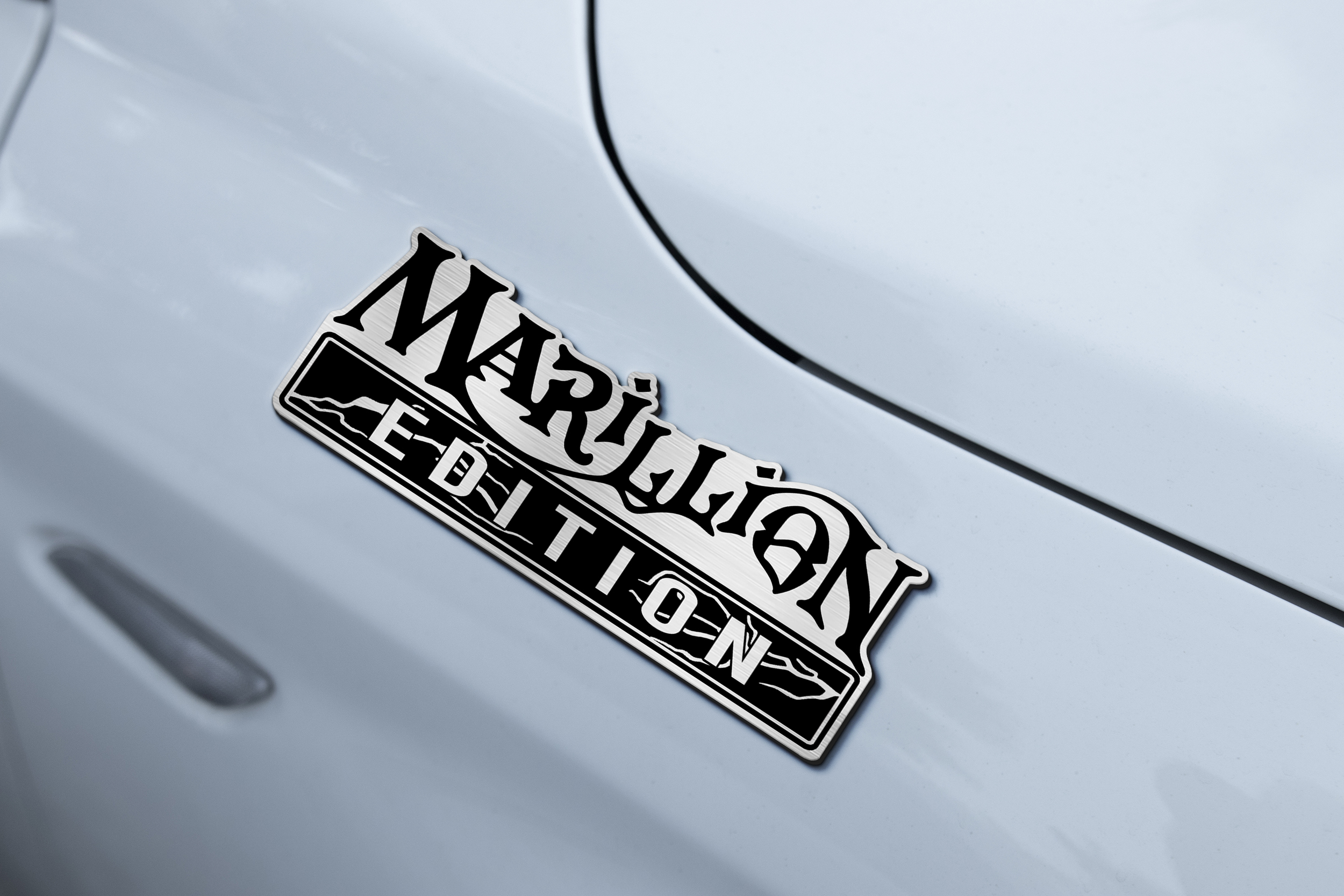 Car Name Emblem Badge mockup 2