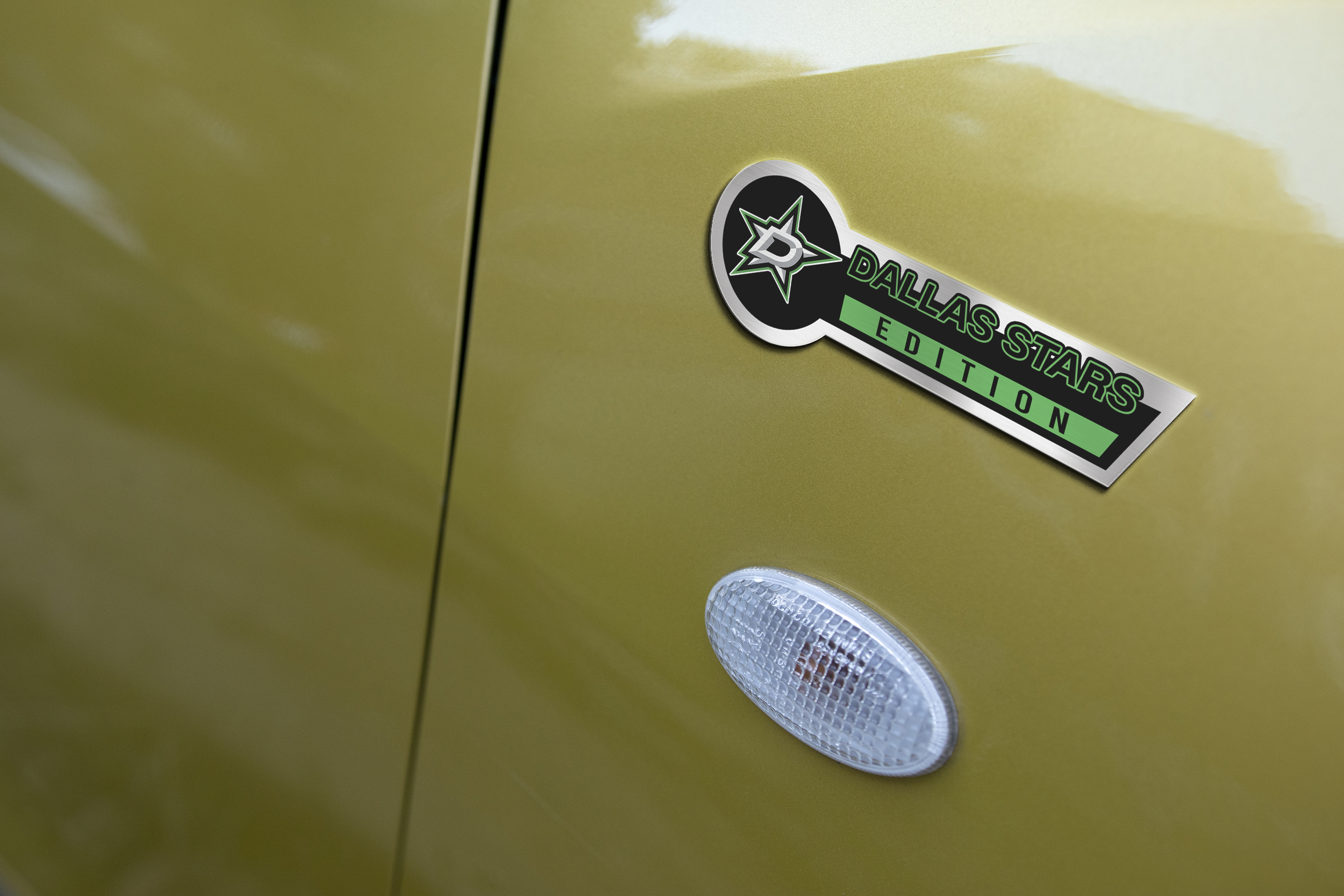 Car Name Emblem Badge mockup 3