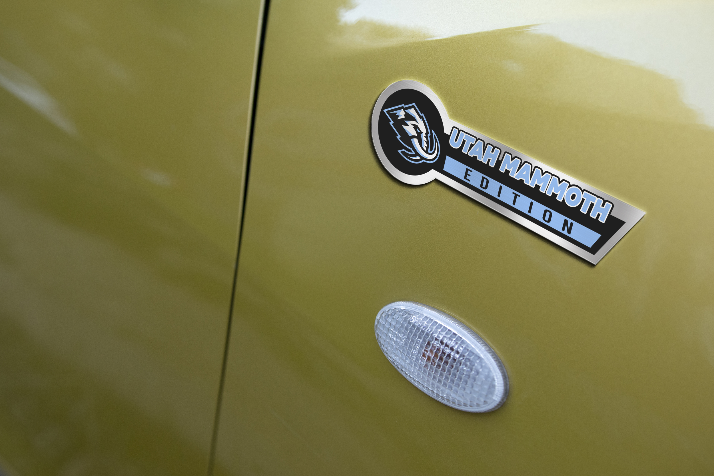 Car Name Emblem Badge mockup 3