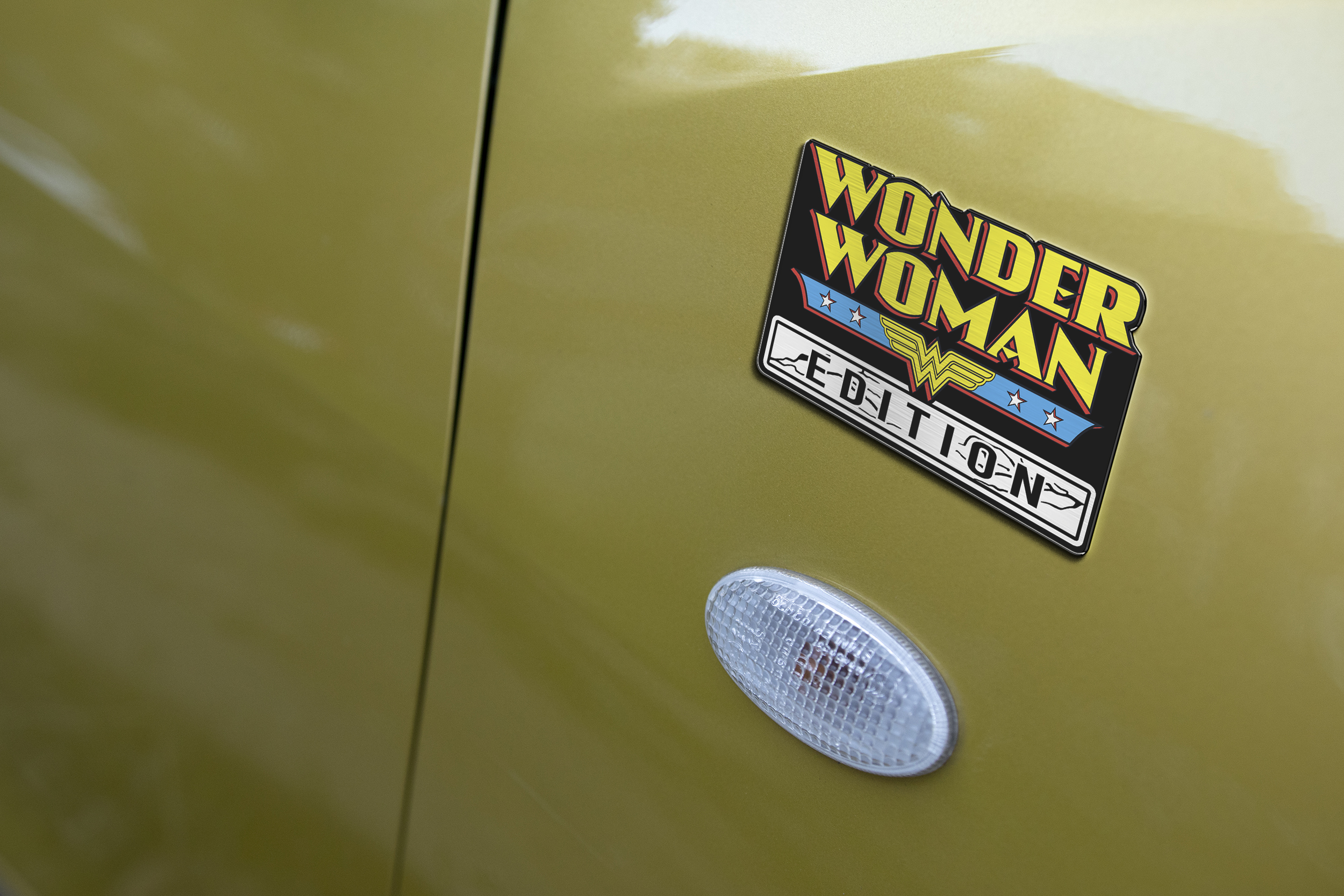 Car Name Emblem Badge mockup 3