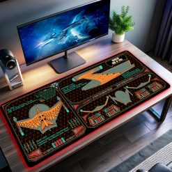 Star Trek - Romulan Bird of Prey LCARS Desk Mat