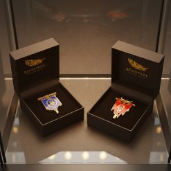 WoW Faction Battle Flag Button Pin