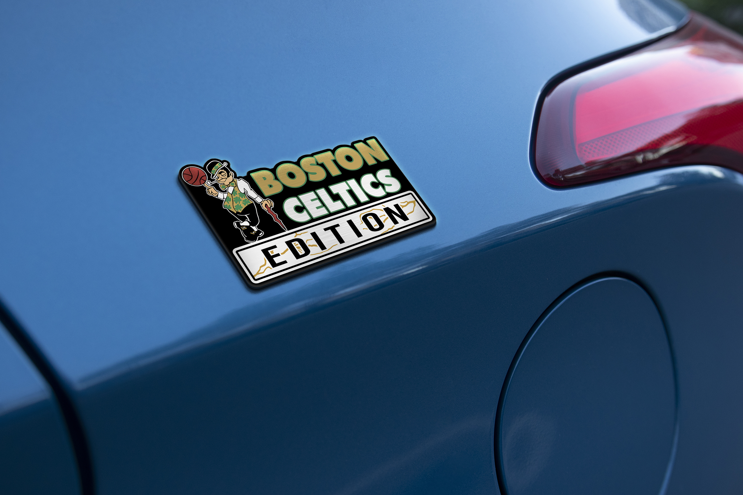 Car Name Emblem Badge mockup 1