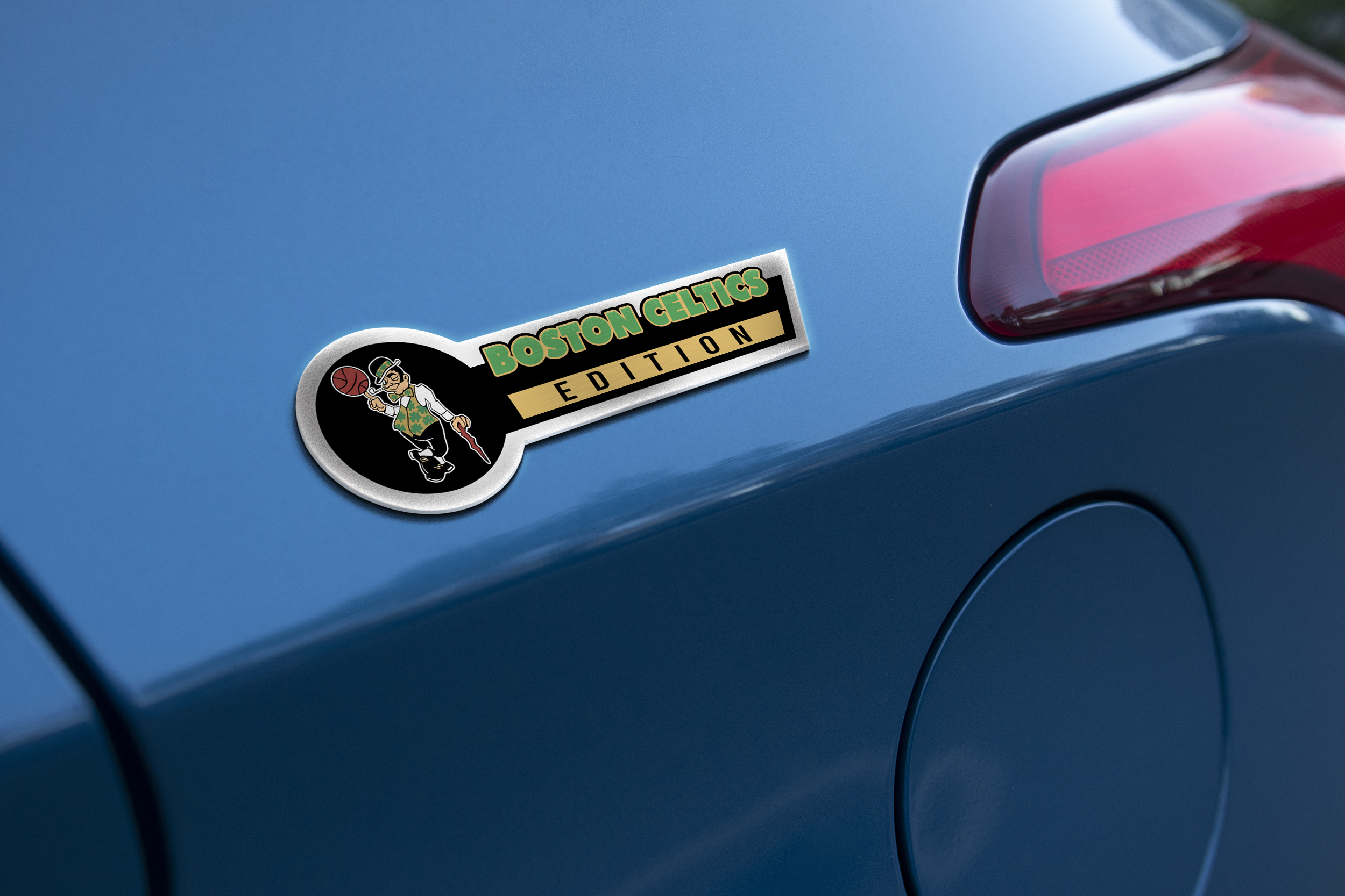 Car Name Emblem Badge mockup 1