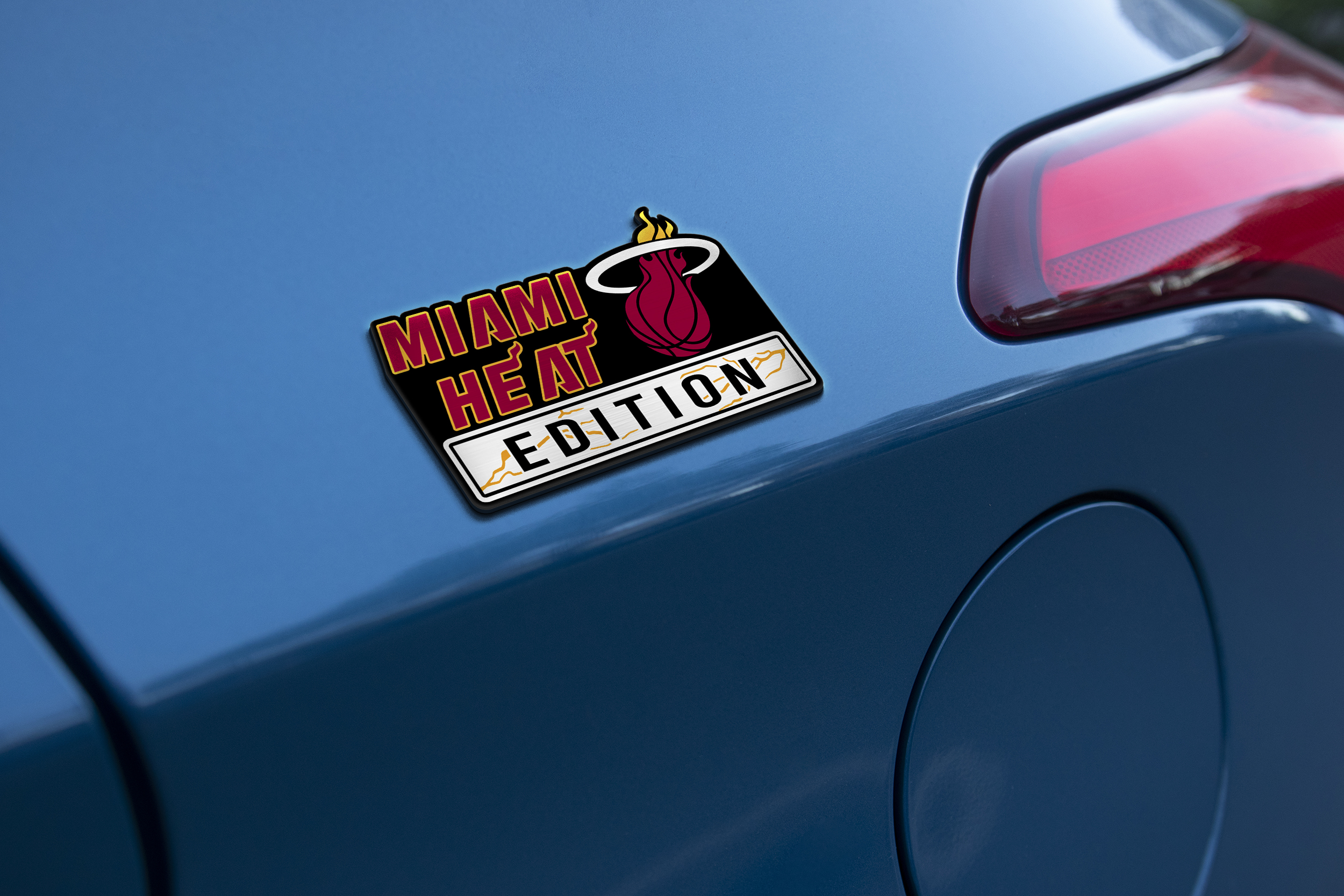 Car Name Emblem Badge mockup 1