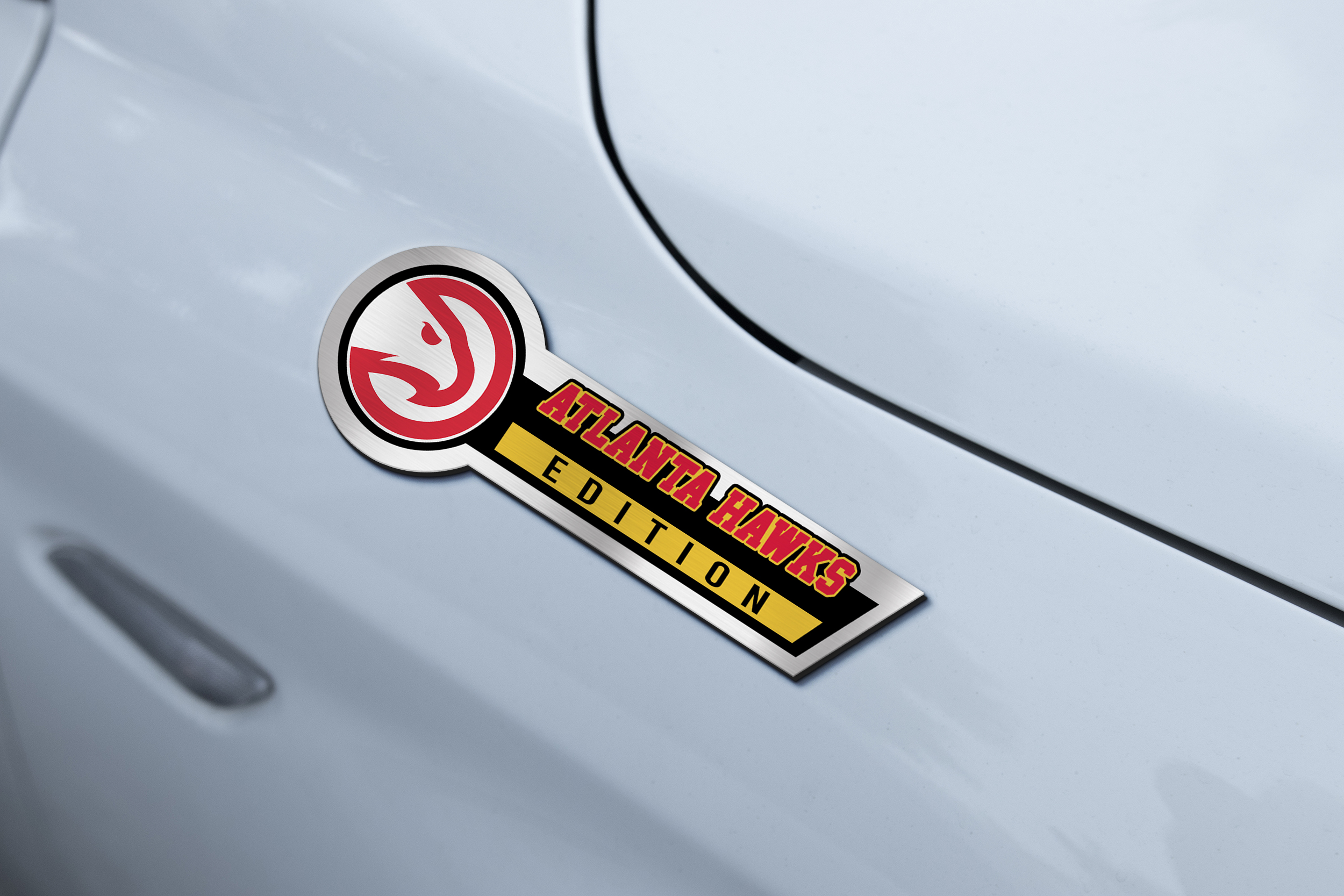 Car Name Emblem Badge mockup 2
