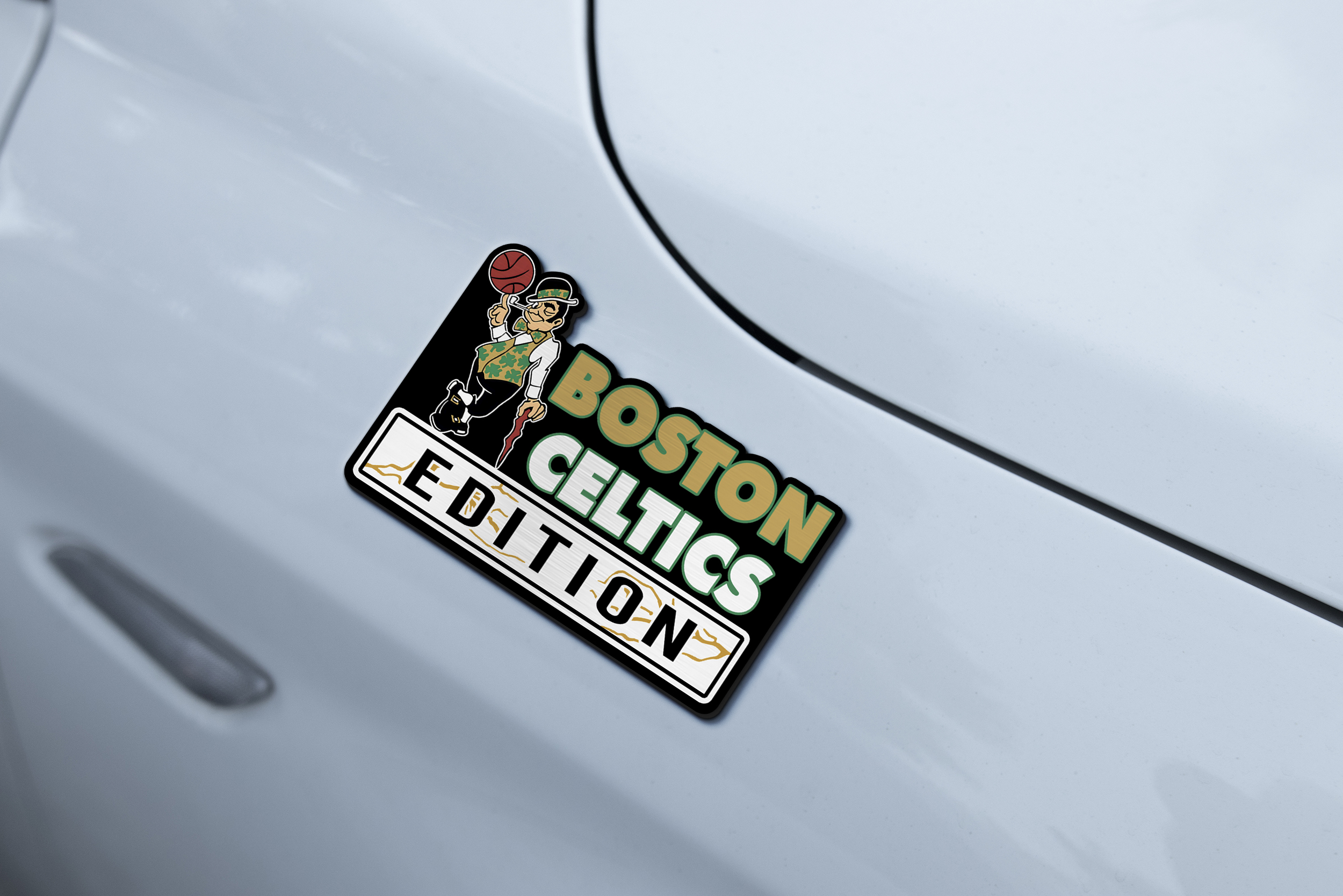 Car Name Emblem Badge mockup 2
