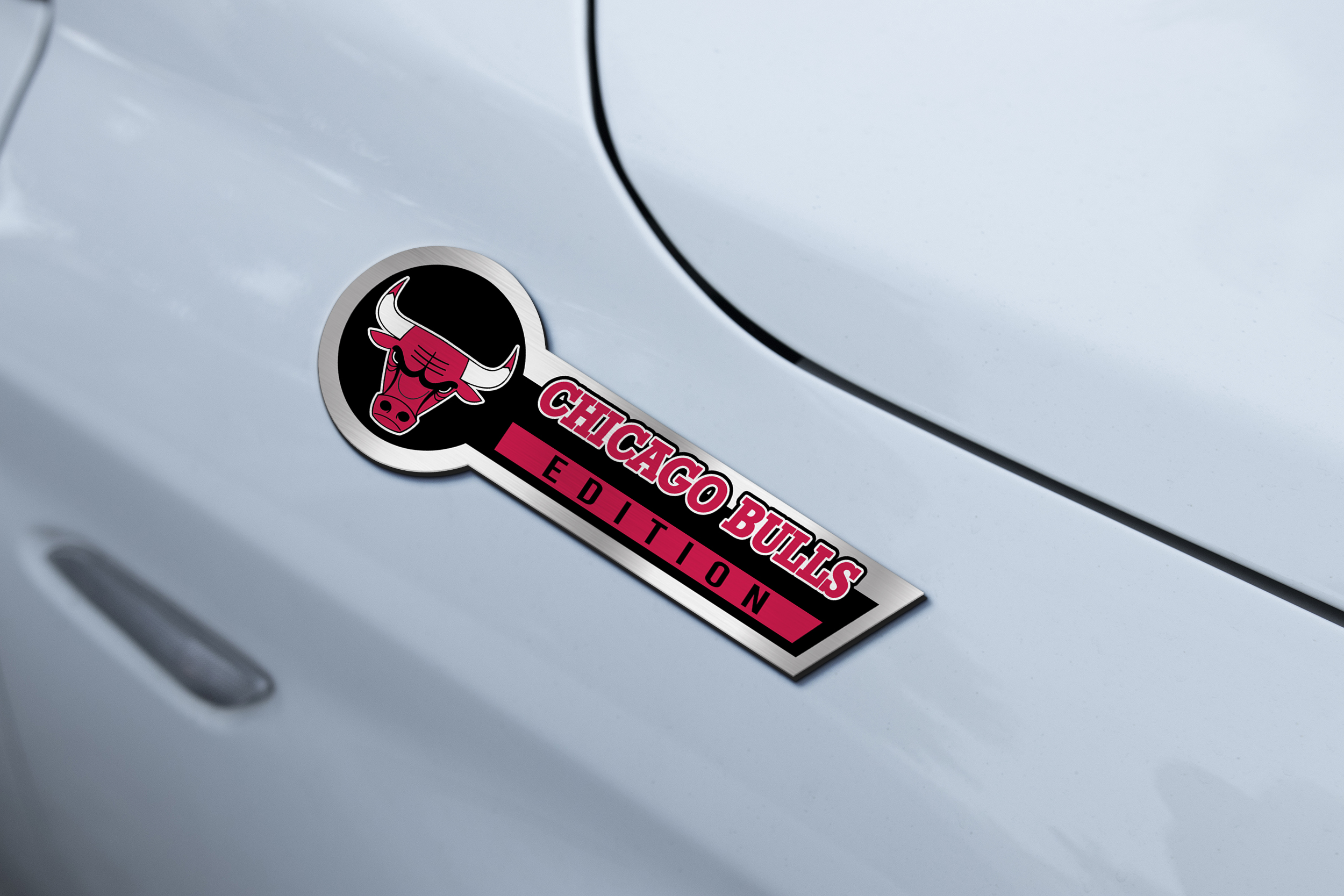 Car Name Emblem Badge mockup 2