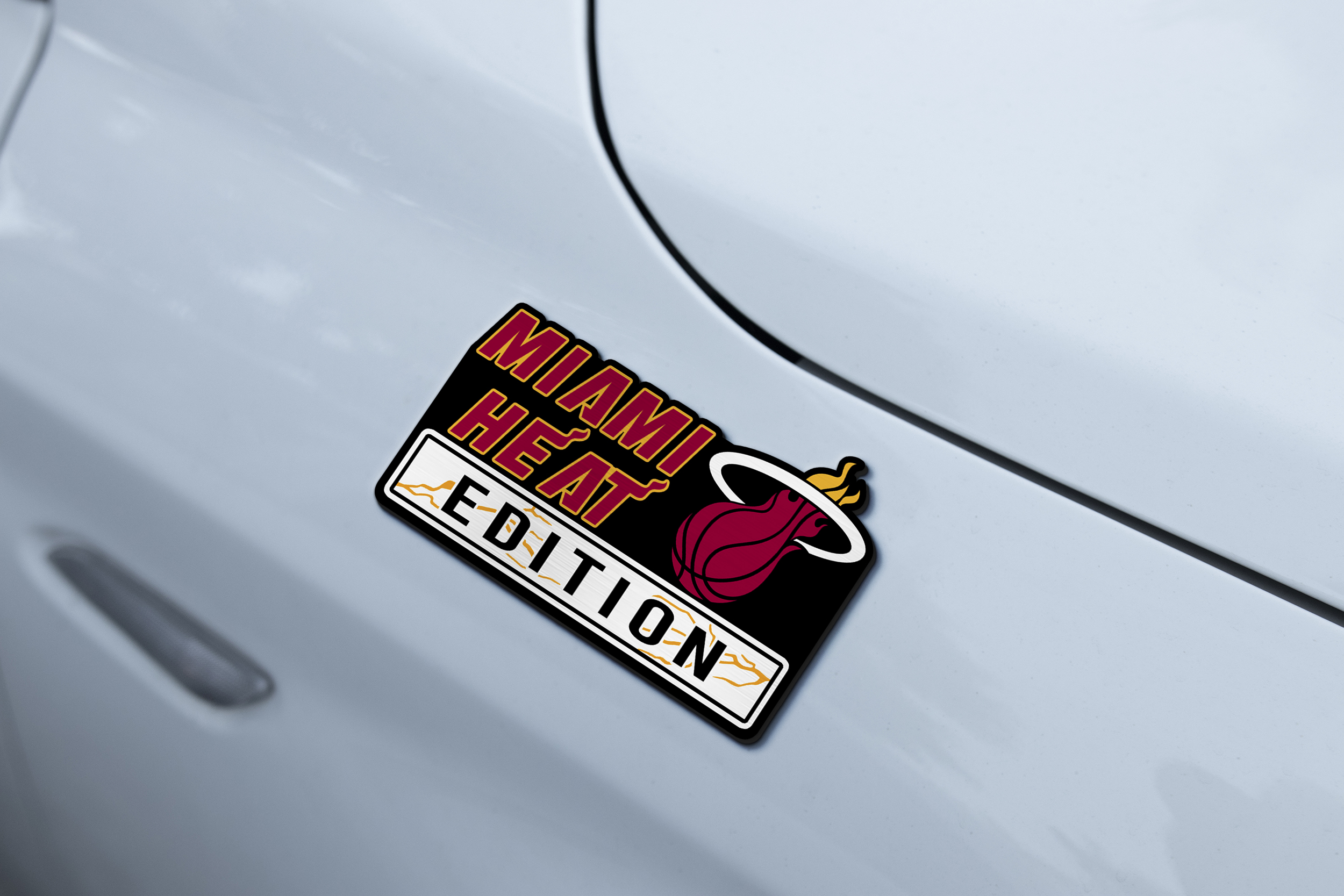 Car Name Emblem Badge mockup 2