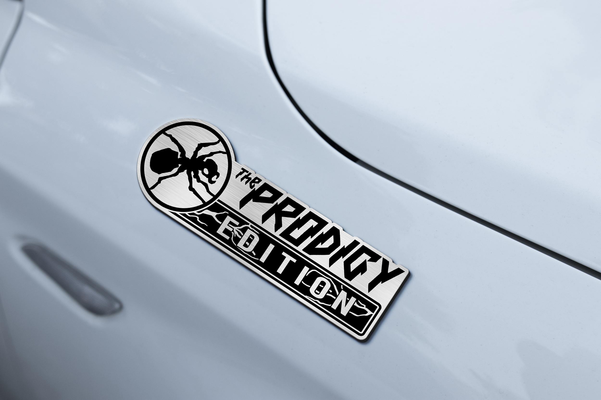 Car Name Emblem Badge mockup 2