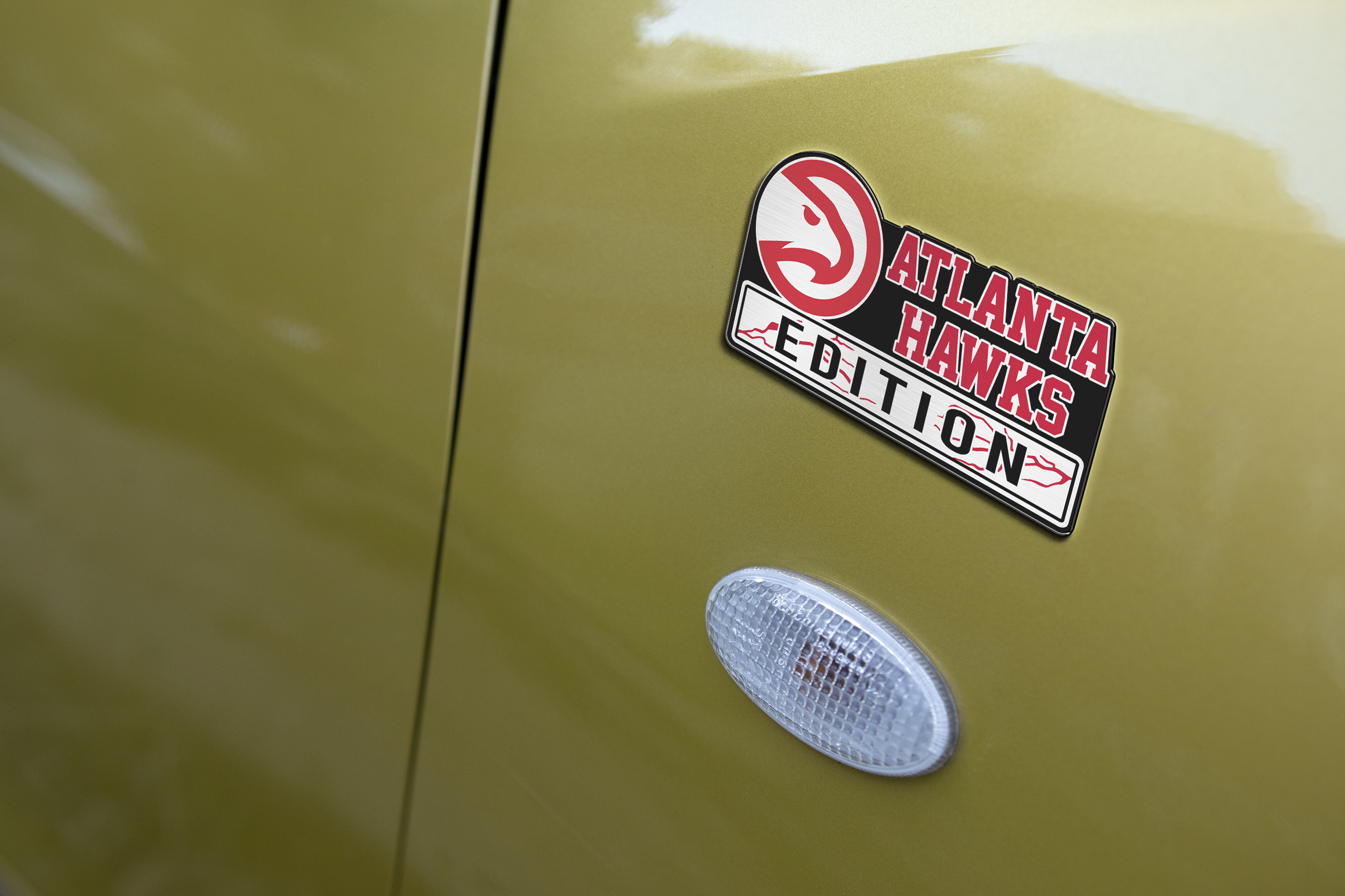 Car Name Emblem Badge mockup 3