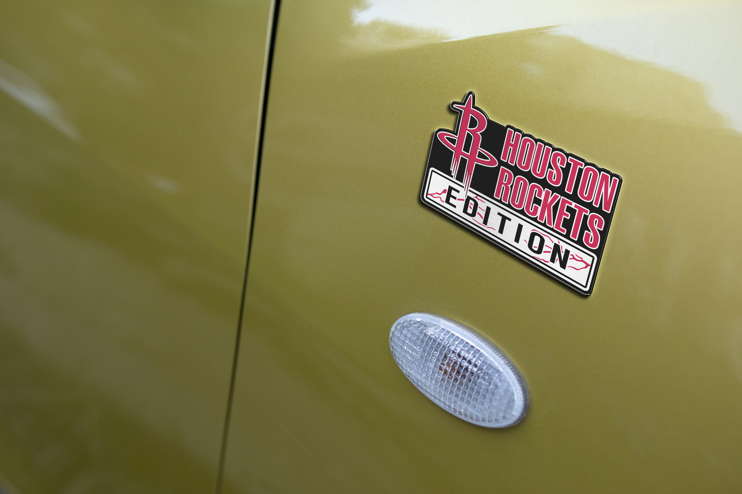 Car Name Emblem Badge mockup 3