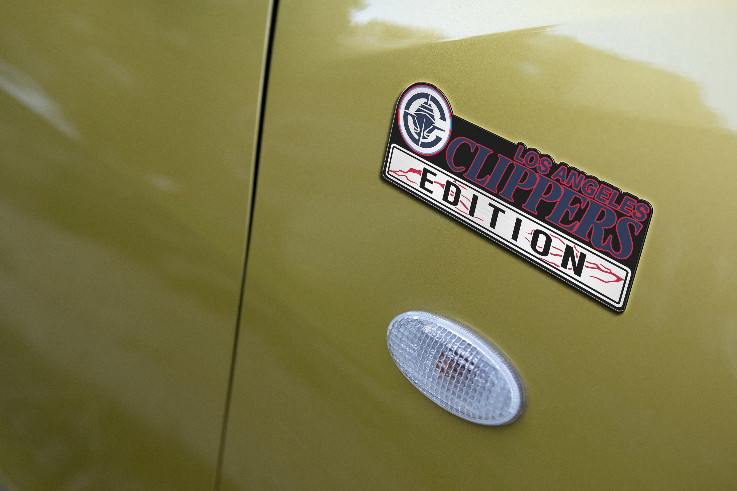 Car Name Emblem Badge mockup 3