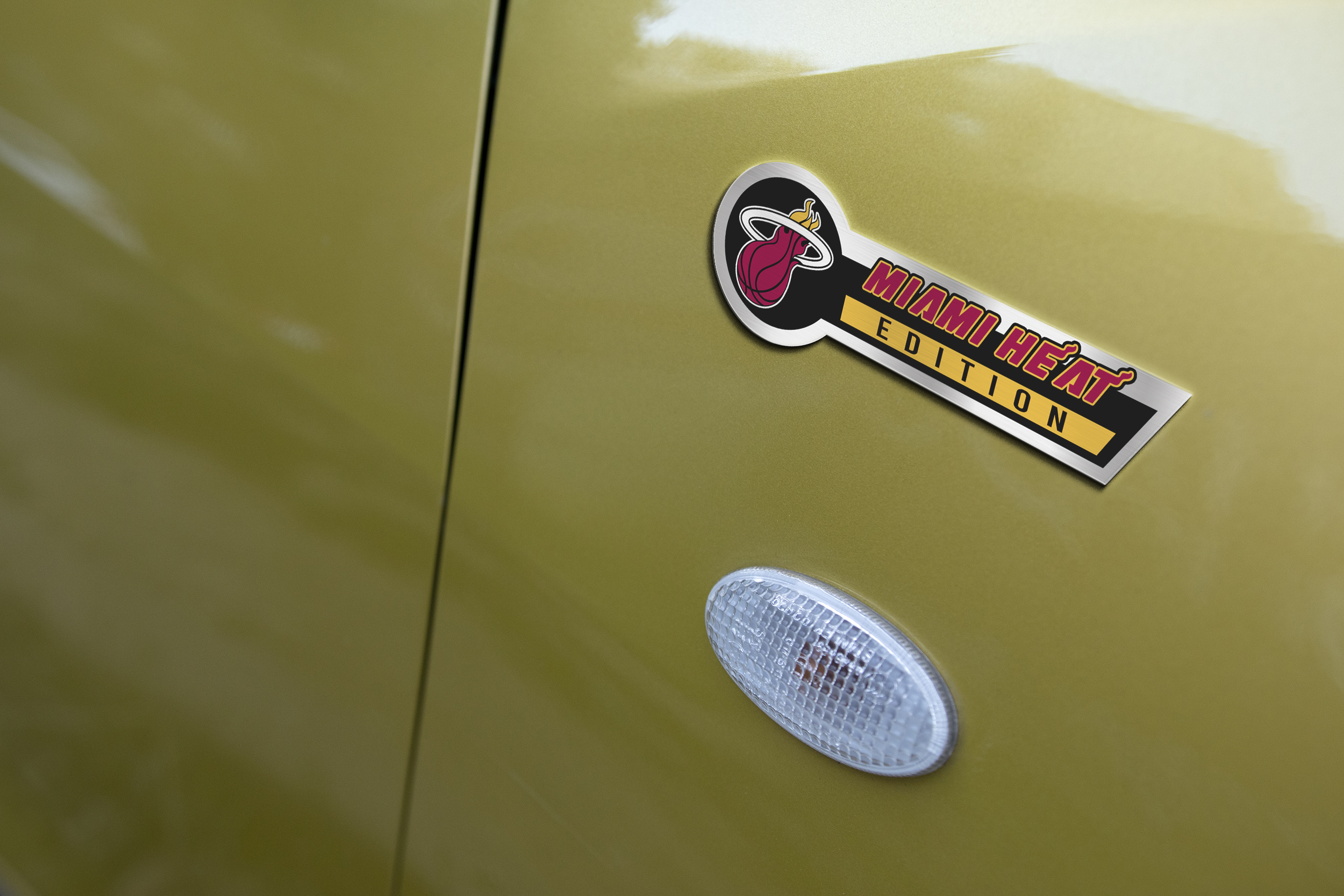 Car Name Emblem Badge mockup 3